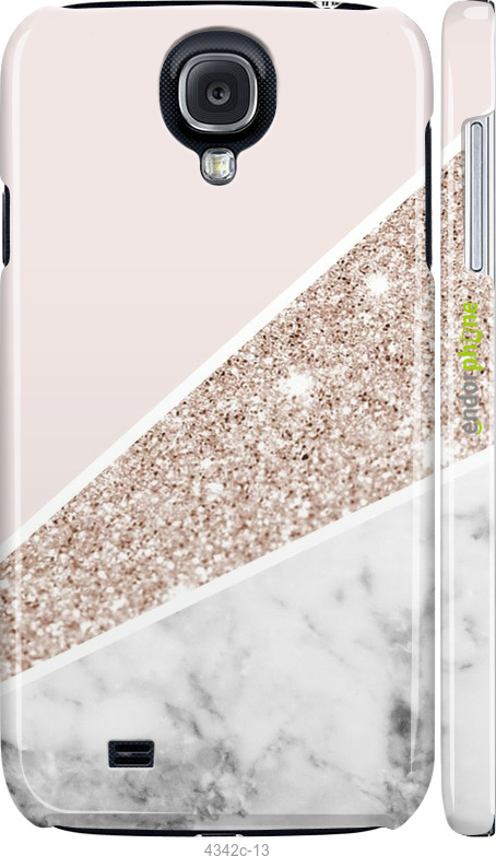 3D пластиковый глянцевый чехол Пастельный мрамор для Samsung Galaxy S4 i9500 - 4342c-13 изображение 