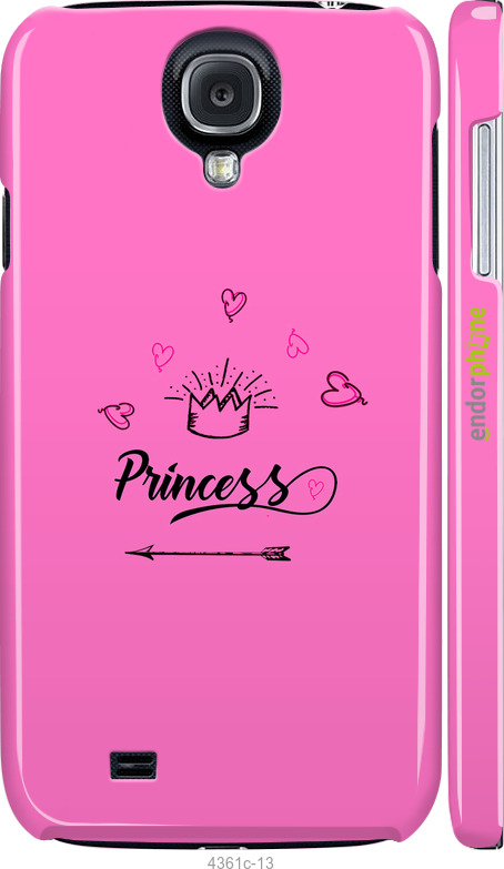 3D пластиковый матовый чехол Princess для Samsung Galaxy S4 i9500 - 4361m-13 изображение 