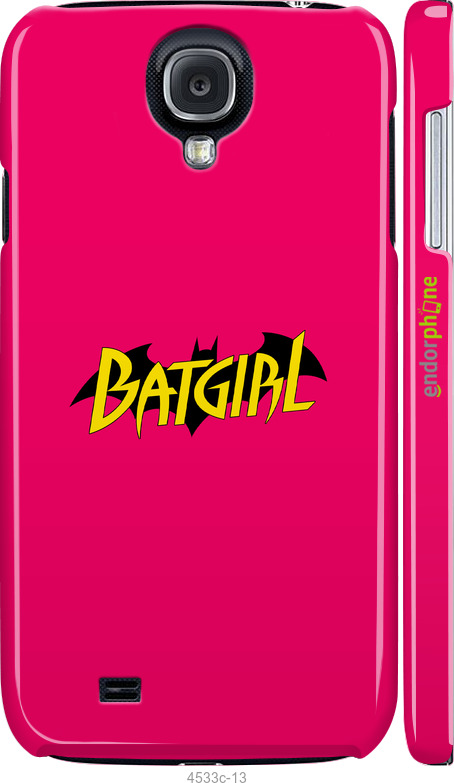 3D пластиковый глянцевый чехол bat girl для Samsung Galaxy S4 i9500 - 4533c-13 изображение 