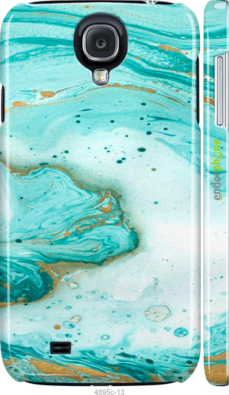 3D пластиковий матовий чехол Мармуровий для Samsung Galaxy S4 i9500 - 4895m-13 изображение 