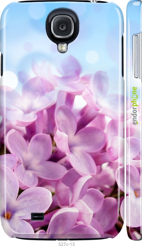 3D пластиковый глянцевый чехол Сирень для Samsung Galaxy S4 i9500 - 527c-13 изображение 
