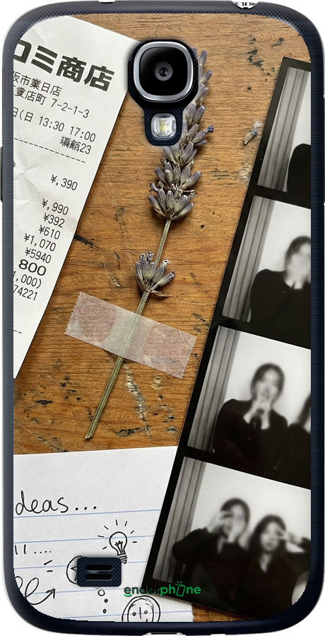 2D пластиковий чехол Aesthetic Scrapbook Collage для Samsung Galaxy S4 i9500 - 6773t-13 изображение 