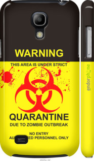 3D пластиковий матовий чехол Biohazard 9 для Samsung Galaxy S4 mini - 4825m-32 изображение 