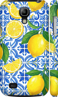 3D пластиковый матовый чехол Grocery Girl Italian Summer для Samsung Galaxy S4 mini - 6766m-32 изображение 