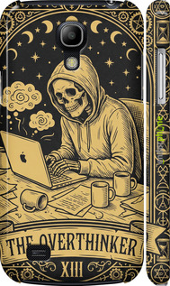 3D пластиковий матовий чохол 'The Overthinker' для Samsung Galaxy S4 mini зображення 1
