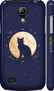 3D пластиковый матовый чехол 'Cute Cat Celestial/Witchy' для Samsung Galaxy S4 mini изображение 3