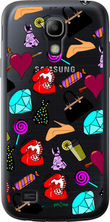 Силіконовий чехол stickers для Samsung Galaxy S4 mini - 4757u-32 изображение 