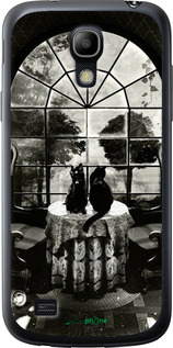 Силіконовий чехол Череп та коти для Samsung Galaxy S4 mini - 6432u-32 изображение 