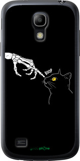 Силіконовий чехол Кішка для Samsung Galaxy S4 mini - 6505u-32 изображение 