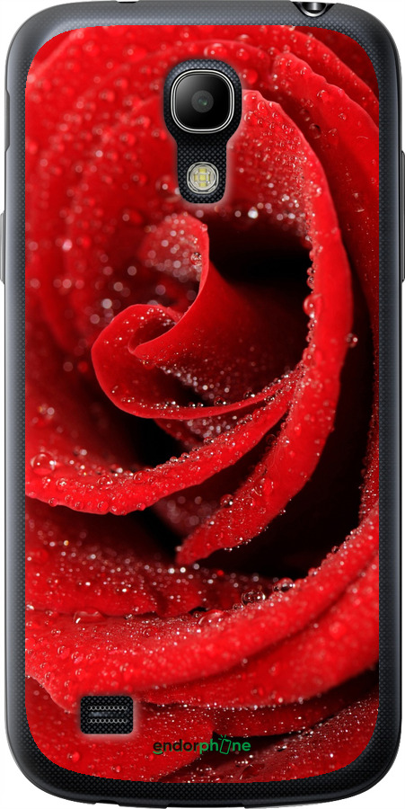 Силіконовий чехол Червона троянда для Samsung Galaxy S4 mini - 529u-32 изображение 