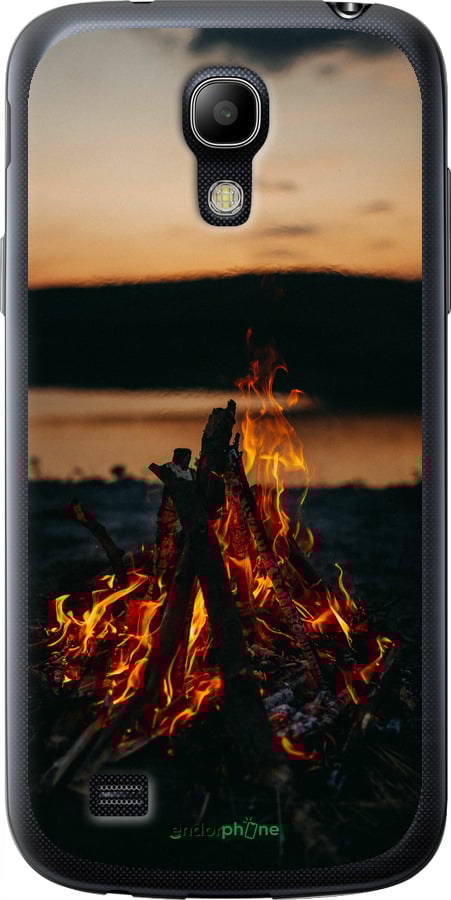 Силіконовий чехол Вогонь для Samsung Galaxy S4 mini - 6021u-32 изображение 