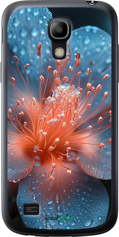 Силіконовий чехол Роса на квітці для Samsung Galaxy S4 mini - 6039u-32 изображение 