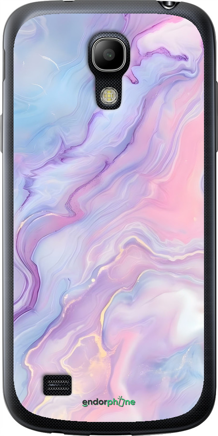 Силиконовый чехол Нежный мрамор для Samsung Galaxy S4 mini - 6310u-32 изображение 