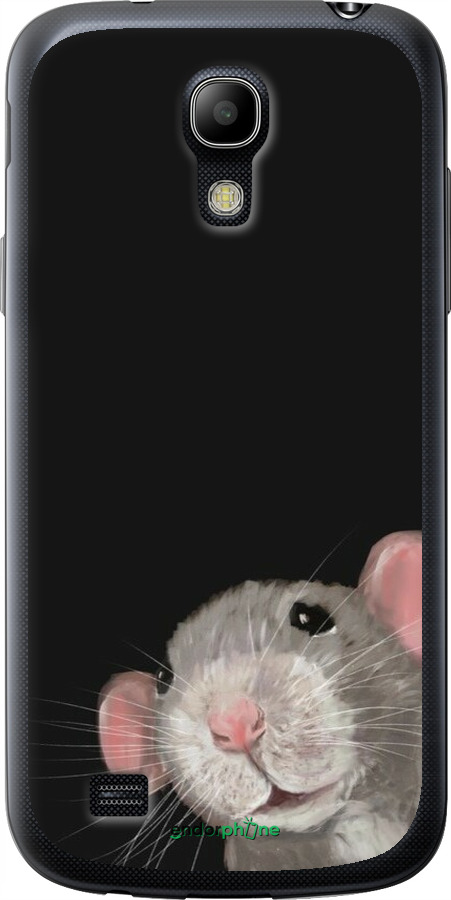 Силиконовый чехол The Peeking Rat для Samsung Galaxy S4 mini - 6442u-32 изображение 