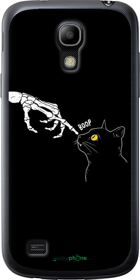 Силіконовий чехол Кішка для Samsung Galaxy S4 mini - 6505u-32 изображение 