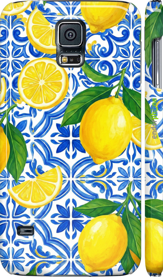 3D пластиковий матовий чехол Grocery Girl Italian Summer для Samsung Galaxy S5 Duos SM G900FD - 6766m-62 изображение 