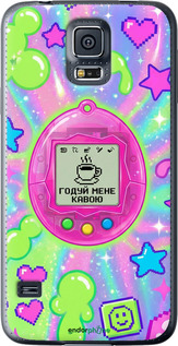 2D пластиковый чехол 'Y2K Aesthetic Retro Pet: Годуй мене кавою' для Samsung Galaxy S5 g900h изображение 12