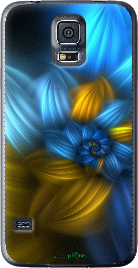 

2D пластиковий чохол "Візерунок 46" для Samsung Galaxy S5 Duos SM G900FD, Синій