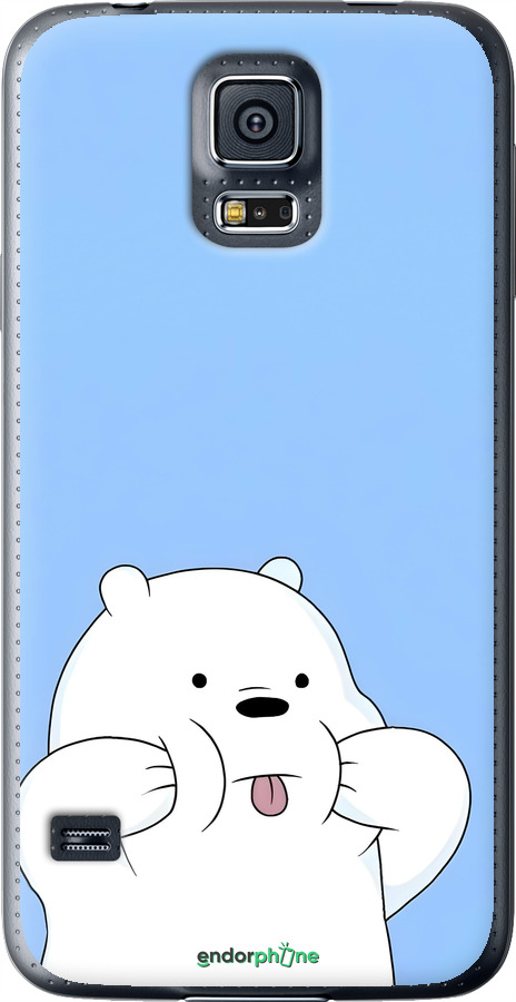 2D пластиковий чехол Милий ведмедик для Samsung Galaxy S5 Duos SM G900FD - 6357t-62 изображение 