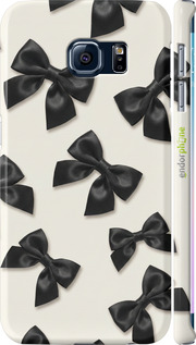 3D пластиковый матовый чехол Dark Coquette для Samsung Galaxy S6 Edge G925F - 6765m-83 изображение 