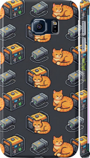 3D пластиковый матовый чехол Autonomous Zone для Samsung Galaxy S6 Edge G925F - 6771m-83 изображение 