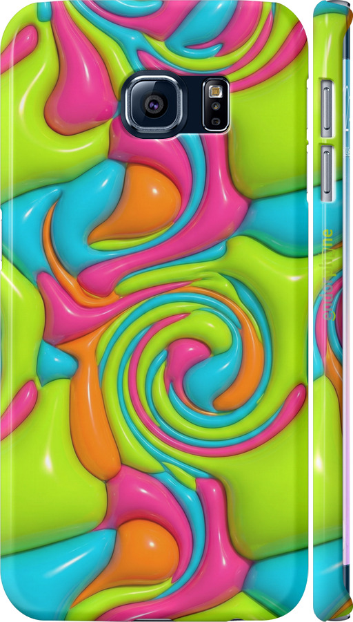3D пластиковый матовый чехол Y2K Jelly Dream для Samsung Galaxy S6 Edge G925F - 6780m-83 изображение 