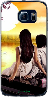 2D пластиковий чехол Sunset для Samsung Galaxy S6 Edge G925F - 6607t-83 изображение 