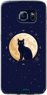 2D пластиковый чехол 'Cute Cat Celestial/Witchy' для Samsung Galaxy S6 Edge G925F изображение 9