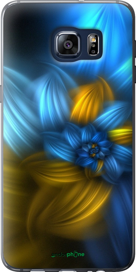 

Силіконовий чохол "Візерунок 46" для Samsung Galaxy S6 Edge Plus G928, Синій