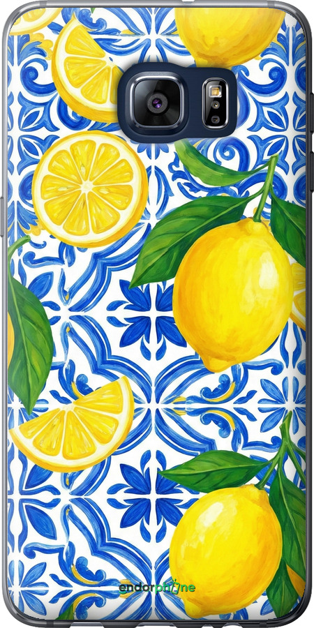 Силіконовий чехол Grocery Girl Italian Summer для Samsung Galaxy S6 Edge Plus G928 - 6766u-189 изображение 