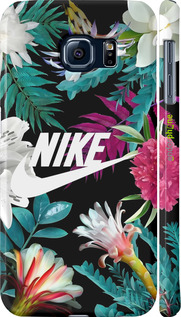 3D пластиковый глянцевый чехол Nike для Samsung Galaxy S6 G920 - 6378c-80 изображение 