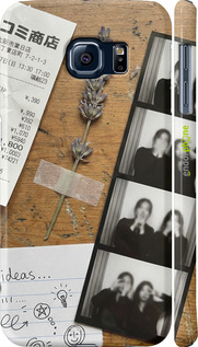 3D пластиковый глянцевый чехол 'Aesthetic Scrapbook Collage' для Samsung Galaxy S6 G920 изображение 13