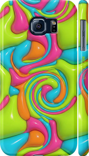 3D пластиковий матовий чехол Y2K Jelly Dream для Samsung Galaxy S6 G920 - 6780m-80 изображение 