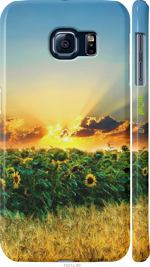 

3D пластиковий матовий чохол "Україна" для Samsung Galaxy S6 G920