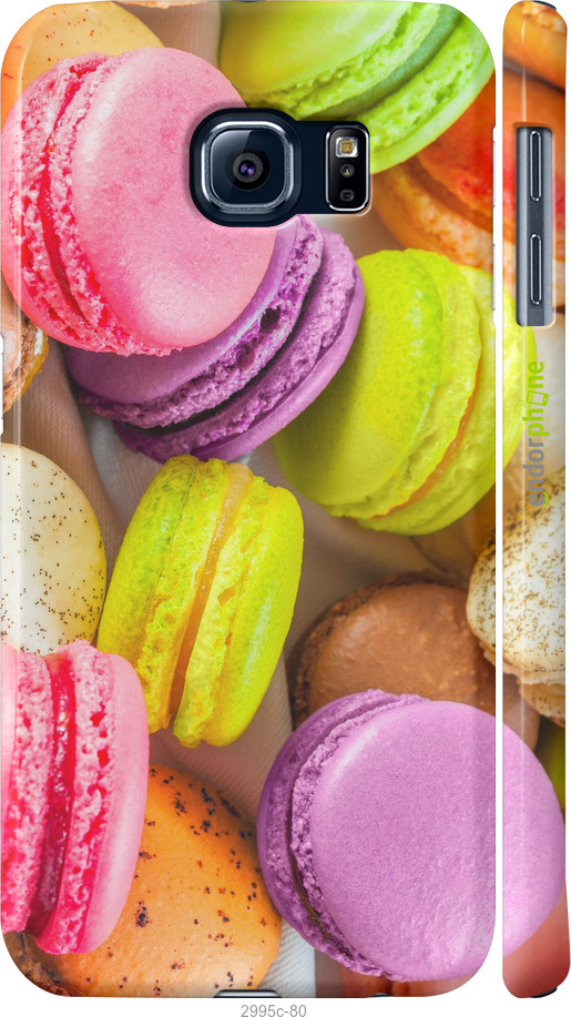 

Coque du 3D plastique mat "Macarons" pour Samsung Galaxy S6 G920, Jaune
