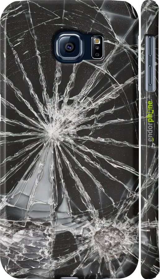 3D пластиковый глянцевый чехол Glass для Samsung Galaxy S6 G920 - 6608c-80 изображение 