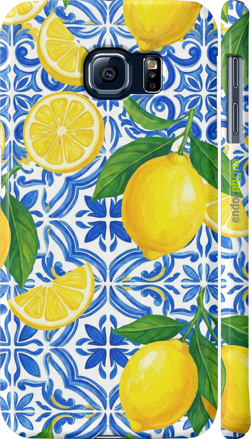 3D пластиковый глянцевый чехол Grocery Girl Italian Summer для Samsung Galaxy S6 G920 - 6766c-80 изображение 