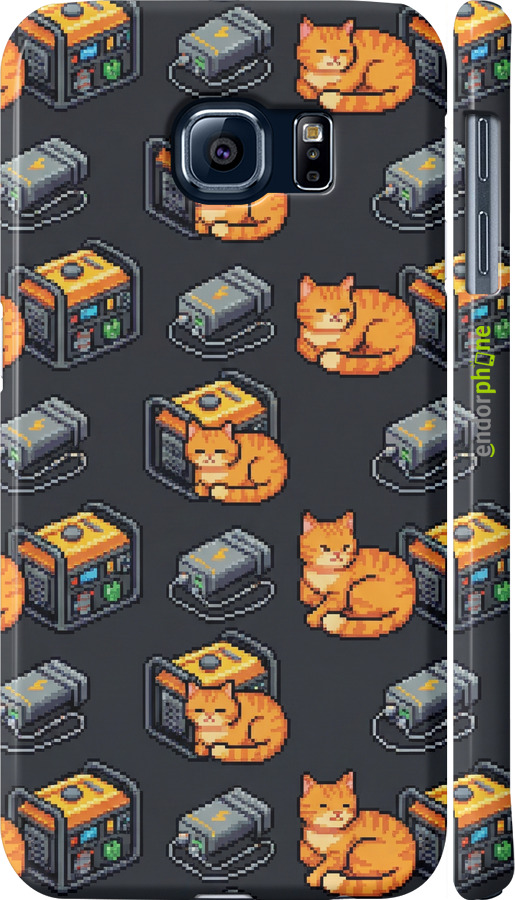 3D пластиковый глянцевый чехол Autonomous Zone для Samsung Galaxy S6 G920 - 6771c-80 изображение 