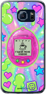 2D пластиковый чехол 'Y2K Aesthetic Retro Pet: Годуй мене кавою' для Samsung Galaxy S6 G920 изображение 12