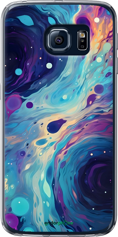 2D пластиковый чехол Арт акварель для Samsung Galaxy S6 G920 - 6329t-80 изображение 