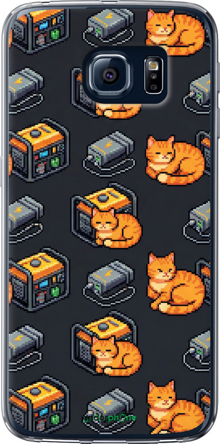 Силіконовий чехол Autonomous Zone для Samsung Galaxy S6 G920 - 6771u-80 изображение 