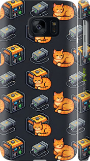 3D пластиковый матовый чехол Autonomous Zone для Samsung Galaxy S7 G930F - 6771m-106 изображение 