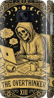 3D пластиковый матовый чехол 'The Overthinker' для Samsung Galaxy S7 G930F изображение 1