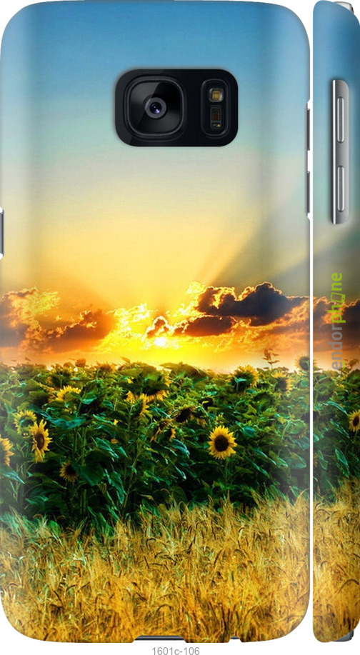 

3D пластиковий матовий чохол "Україна" для Samsung Galaxy S7 G930F