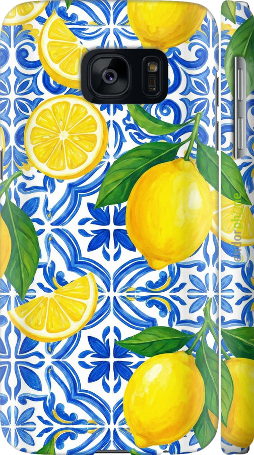 3D пластиковый матовый чехол Grocery Girl Italian Summer для Samsung Galaxy S7 G930F - 6766m-106 изображение 