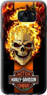 2D пластиковый чехол Харлей девидсон для Samsung Galaxy S7 G930F - 6370t-106 изображение 