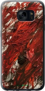 2D пластиковый чехол Абстрактная композиция в красных тонах для Samsung Galaxy S7 G930F - 6541t-106 изображение 