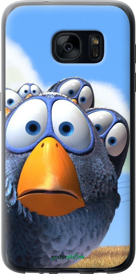 Силіконовий чехол Angry Birds для Samsung Galaxy S7 G930F - 6008u-106 изображение 