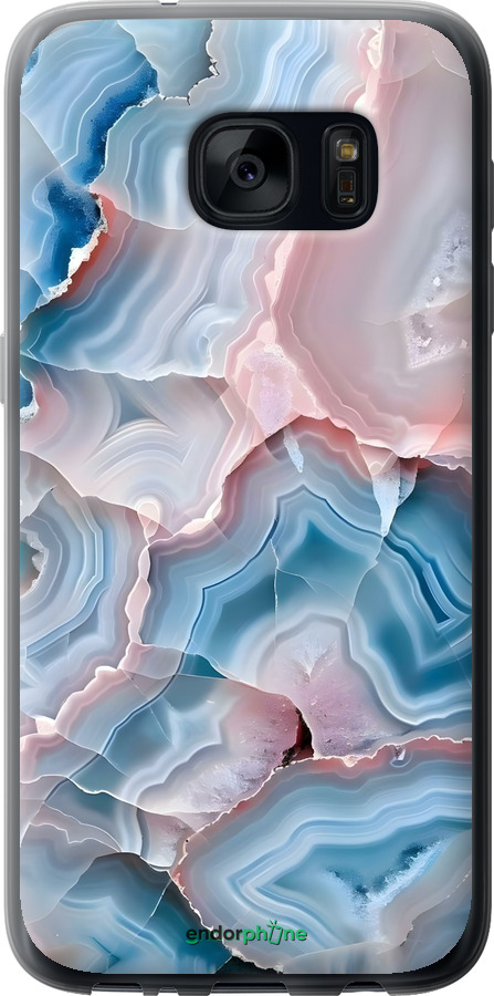 2D пластиковий чехол Мрамор для Samsung Galaxy S7 G930F - 6306t-106 изображение 