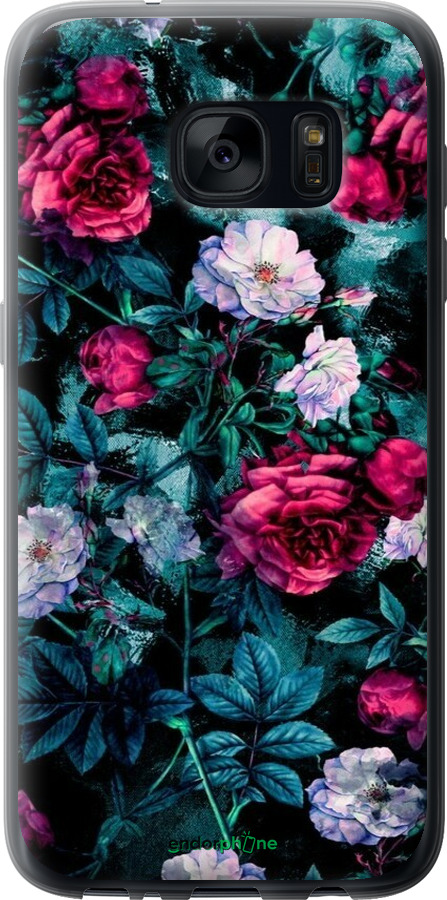Силіконовий чехол Сад та троянди для Samsung Galaxy S7 G930F - 6483u-106 изображение 